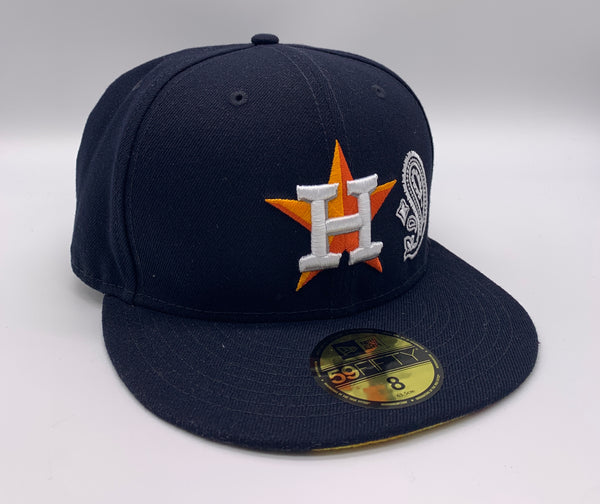 New Era Houston Astros Mens Navy Blue QT World Series Side Patch