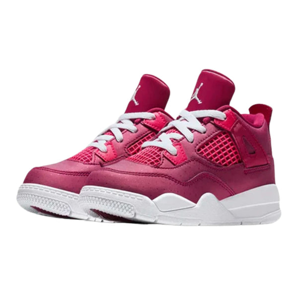 Jordan 4 Retro Valentine's Day 2019 Little Kids Style : Bq7671-661