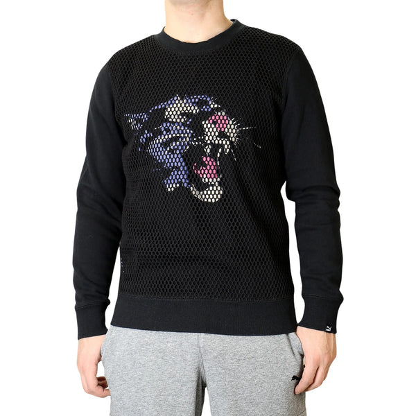 Puma Mesh Crewneck Mens Style : 566580