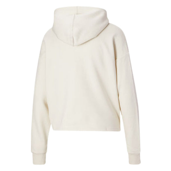 Puma Ess Cropped Logo Hoodie Womens Style : 586869