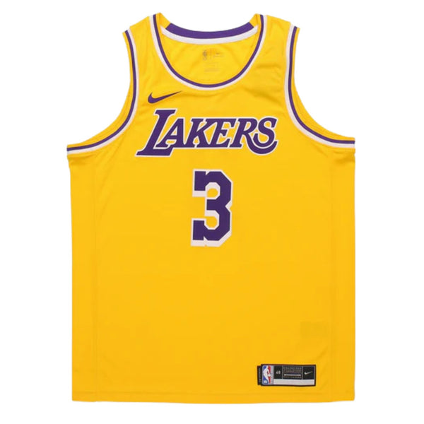 Nike Nba Swingman Jersey Anthony Davis Lakers Icon Edition 2020 Mens Style : Cw3669