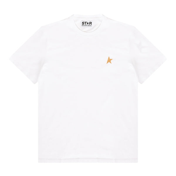 Golden Goose T-shirt Golden Regular S/s/m/small Star Mens Style : Gmp00880.p000594