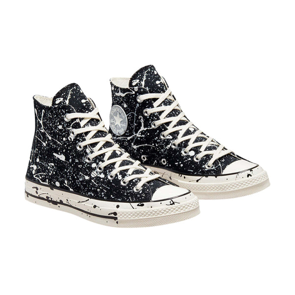 Converse Chuck Taylor All Star 70 Hi Archive Paint Splatter Black White