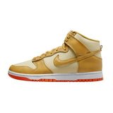 Nike Dunk High Wheat Gold Safety Orange