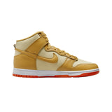 Nike Dunk High Wheat Gold Safety Orange