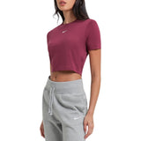 Nike Sportswear Essential Slim-fit Crop T-shirt Womens Style : Fb2873