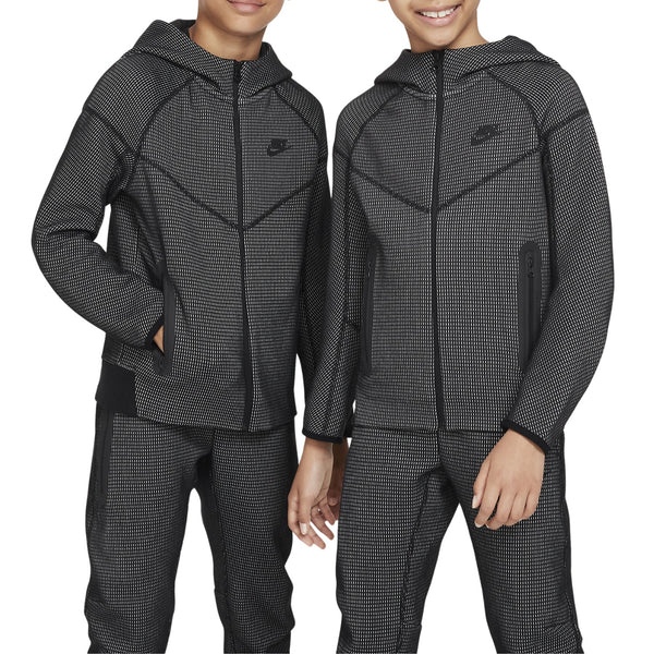 Nike Sportswear Tech Fleece Big Kids' (Boy's) Winterized Full-zip Hoodie Big Kids Style : Fj6023