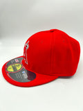 New Era 59fifty Los Angeles Angels Ac Performance Red Fitted Hat Unisex Style : Hhh-01290296