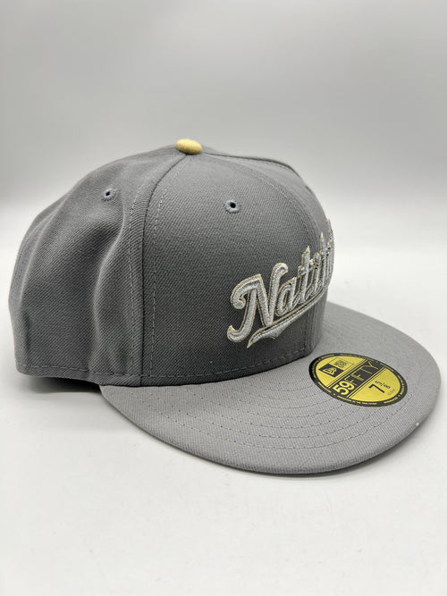 New Era 59fifty Washington Nationals Natitude Storm Grey Fitted Hat Unisex Style : Hhh-96974066