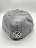 New Era 59fifty Washington Nationals Natitude Storm Grey Fitted Hat Unisex Style : Hhh-96974066