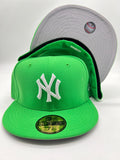 New Era 59fifty New York Yankees Island Green Fitted Hat Unisex Style : Hhh-48398424