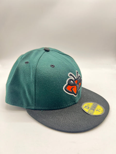 New Era 59fifty Greensboro Grasshoppers Green Fitted Hat Unisex Style : Hhh-71320860