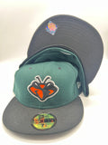 New Era 59fifty Greensboro Grasshoppers Green Fitted Hat Unisex Style : Hhh-71320860