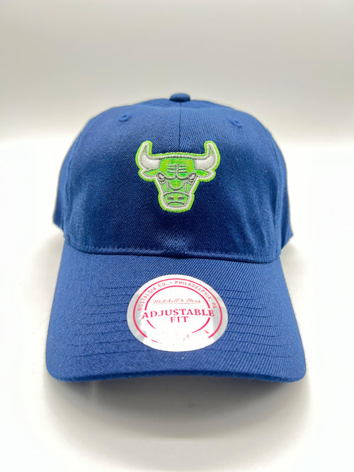 Mitchell&ness Chicago Bulls Logo Navy Snapback Unisex Style : Hhh-86014402