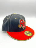 New Era 59fifty Rancho Cucamonga Quakes Black Fitted Hat Unisex Style : Hhh-71320792