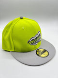 New Era 59fifty Syracuse Chiefs Lime Green Fitted Hat Unisex Style : Hhh-77391538