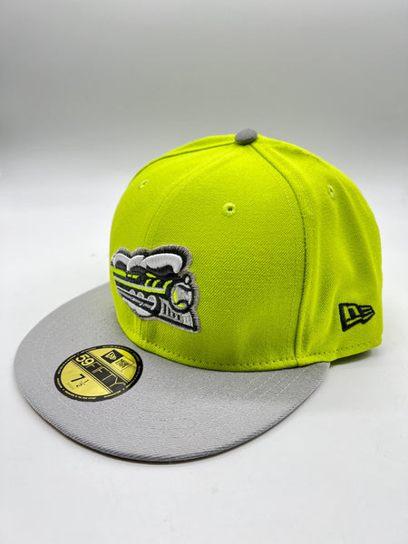 New Era 59fifty Syracuse Chiefs Lime Green Fitted Hat Unisex Style : Hhh-77391538