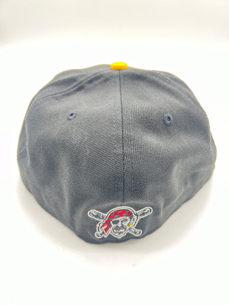 New Era 59fifty Pittsburgh Pirates Retro Smooth Black Fitted Hat Unisex Style : Hhh-34505235