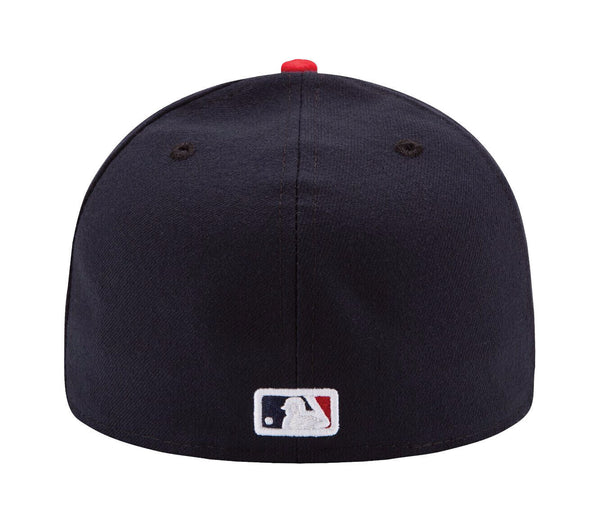 New Era 59fifty Washington Nationals Basic Logo Navy/red Fitted Hat Unisex Style : Hhh-33202852