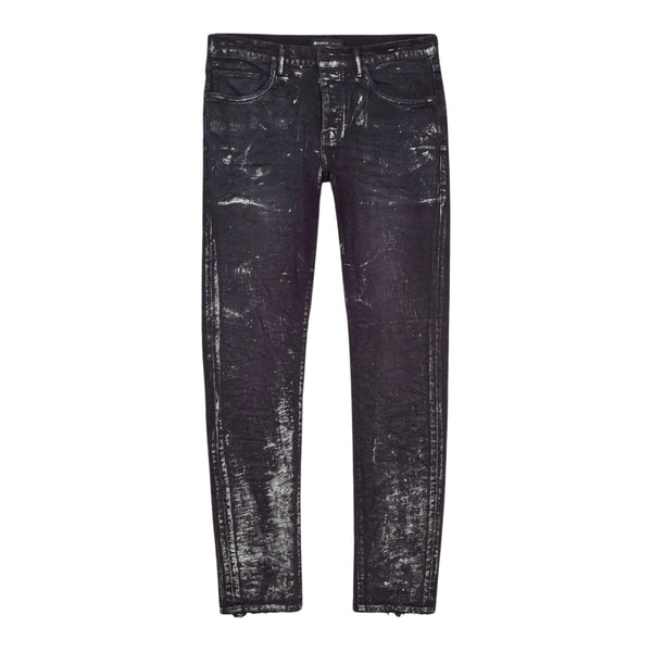 Purple-brand Silver Oil Coated Jeans Mens Style : P001-bwsc222