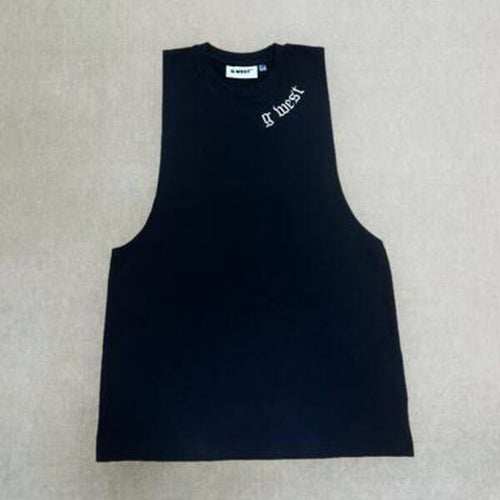 G WEST MENS TANKS - BLACK