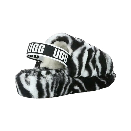 Ugg Fluff Yeah Slide Zebra Womens Style : 1112248