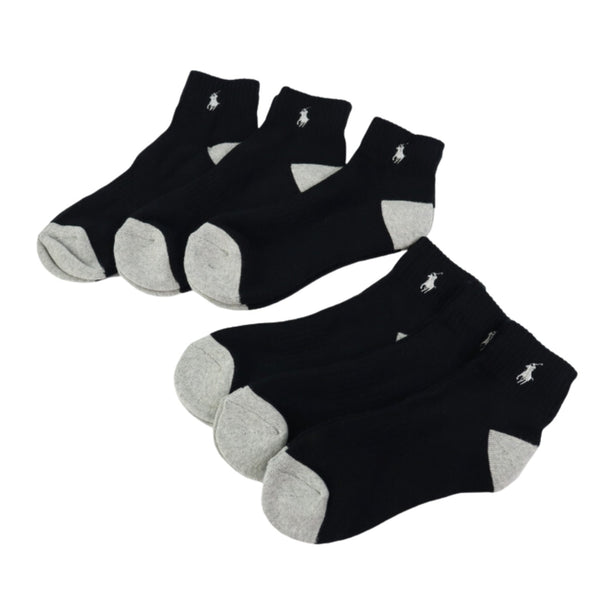 Polo Ralph Lauren Classic Cotton Sport Socks 6 Pair Mens Style : 824002pk