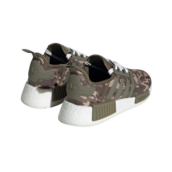 Adidas Nmd_r1 Juniors Olive Strata Camo Shoes Big Kids Style : Hq1652