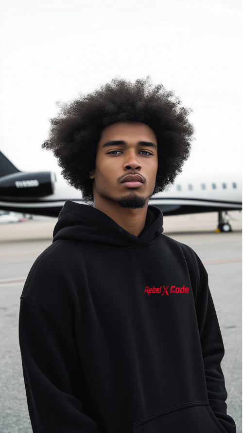 Rebel X Code Chaos Collage Hoodie Mens Style : RXCHDBG002