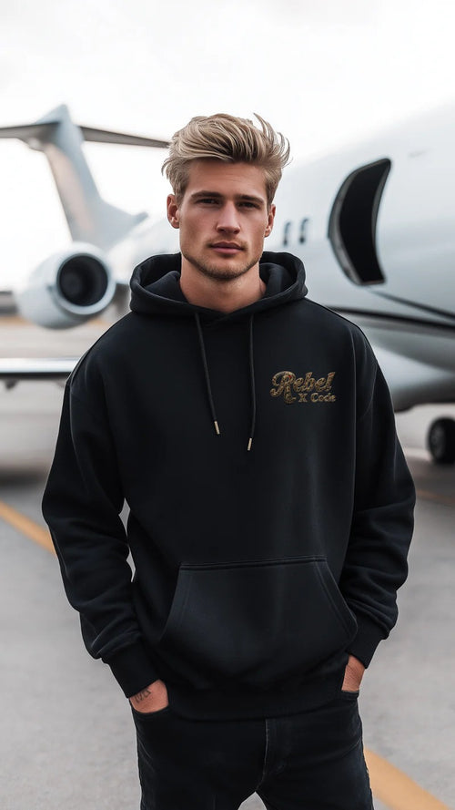 Rebel X Code Golden Filigree Hoodie Mens Style : RXCHDBG020