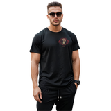 Rebel X Code Royal Skull Blossom Tee Mens Style : RXCBASTBG004