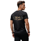 Rebel X Code Baroque Rebellion Tee Mens Style : RXCBASTBG018