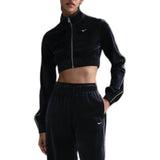 Nike Sportswear Collection Women's Cropped Velour Full-zip Top Womens Style : Fz3679