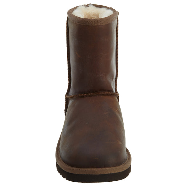 Ugg Classic Short Leather Boots Little Kids Style : 1006032k