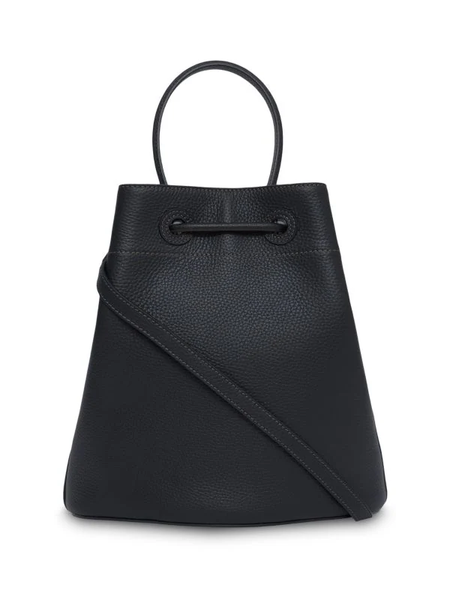 Small Grainy Leather TB Bucket Bag