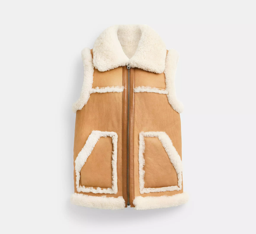 Shearling Reversible Vest