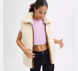 Shearling Reversible Vest