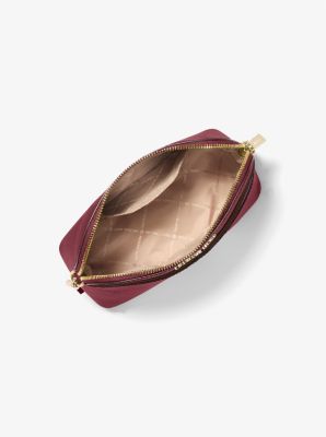 Jet Set Travel Saffiano Leather Dome Medium Crossbody - Oxblood