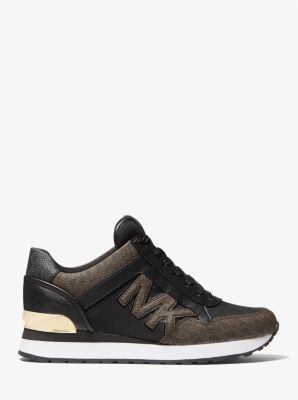 Maddy Logo Trainer - Brown/Black