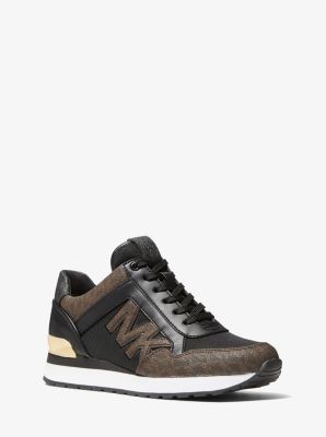 Maddy Logo Trainer - Brown/Black