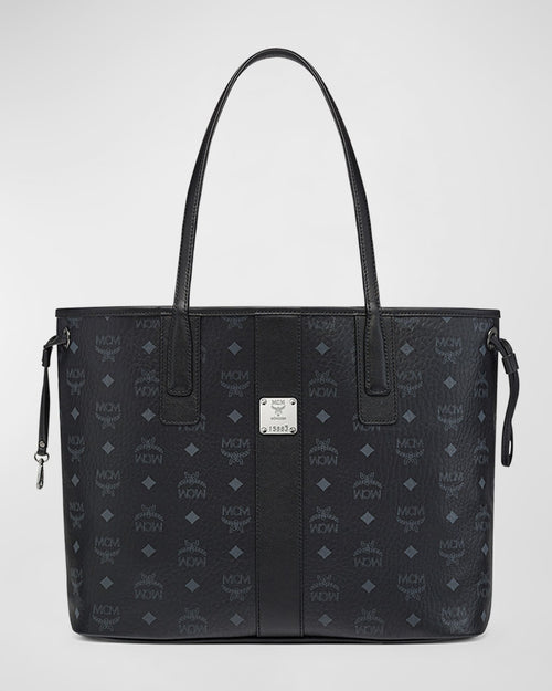 Reversible Liz Shopper Visetos Tote Black