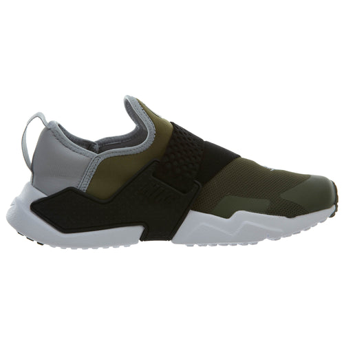 Nike Huarache Extreme Olive Black Slip on Boys / Girls Style :AQ0575