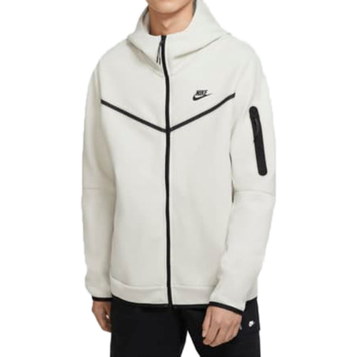 Nike Tech Fleece Full-Zip Hoodie Light Bone/Black