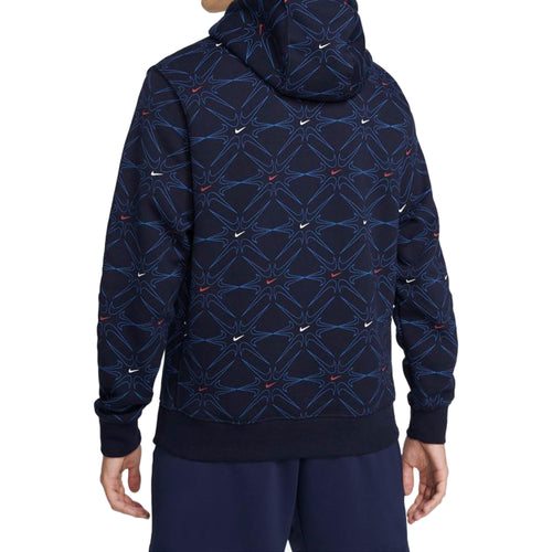 Nike Aop Gel Fleece Pullover Hoodie Mens Style : Dm7930