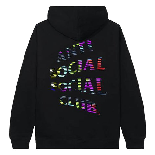 Anti Social Social Club Fuzzy Connection Hoodie Black