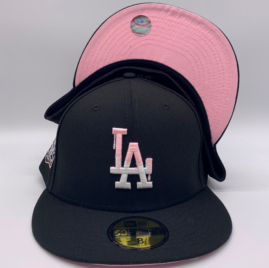 New Era Houston Astros Mens Navy Blue QT Pink Undervisor 59FIFTY Fitted Hat