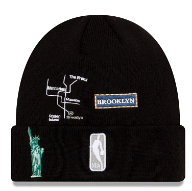 New Era Q4 Qt Knit Brooklyn Nets Beanie Unisex Style : 6505930