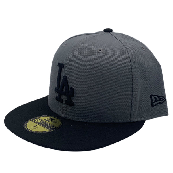 New Era 59Fifty Men's MLB Basic Los Angeles Dodgers Storm Grey