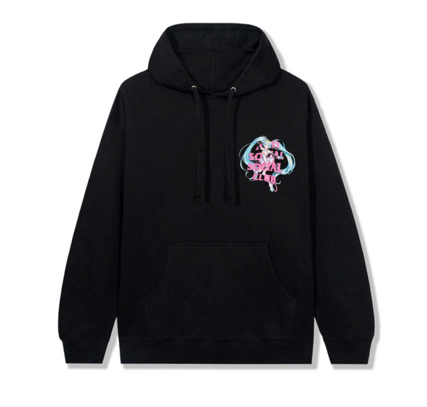 Anti Social Social Club Good Smile Racing Hatsune Miku Hoodie Mens Style : 918059