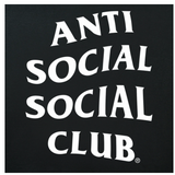 Anti Social Social Club Mind Games Hoodie Black/White